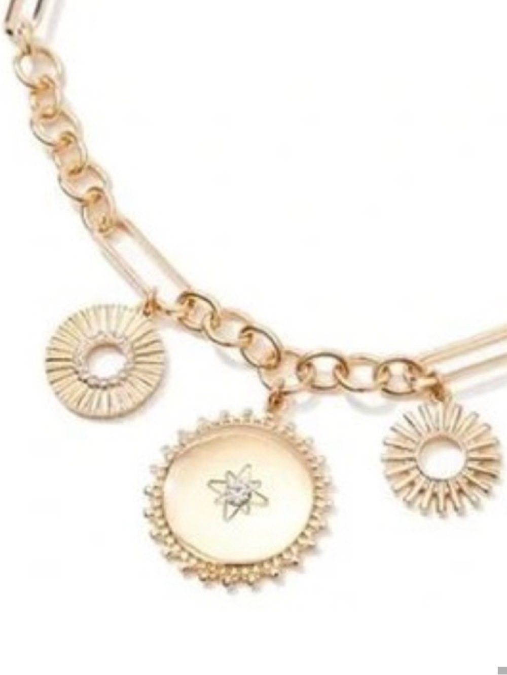 NWOT Lilly Pulitzer Queen Of Sunshine Coin Gold Plated Necklace